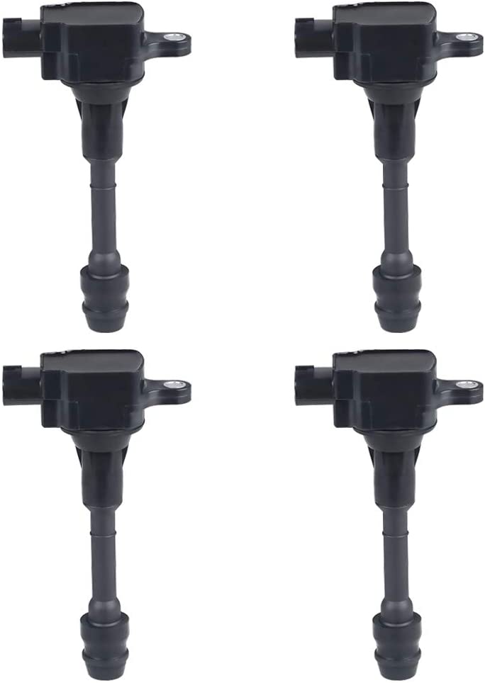 JDMON Compatible with Ignition Coil Nissan Altima Sentra X-trail L4 2.5L 2002-2008 Replace 22448-8H315 22448-8H310 UF-350 C1398 Pack of 4