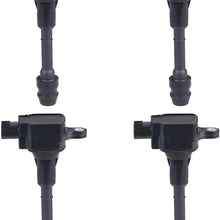 JDMON Compatible with Ignition Coil Nissan Altima Sentra X-trail L4 2.5L 2002-2008 Replace 22448-8H315 22448-8H310 UF-350 C1398 Pack of 4
