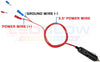 LEDGlow 12 Volt Cigarette Lighter Power Adapter - Quick Connect Crimp Connectors - Easy To Plug In