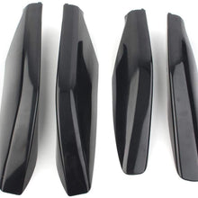 Three T 4pcs Roof Rack Cover Rail End Protection Leg Cover Shell Cap Replacement Fit for Toyota Land Cruiser Prado FJ120 2003-2009
