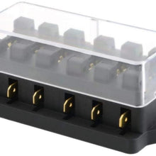 12v 6 Way Fuse Box Block Fuse Holder Box Car Vehicle Circuit Automotive Blade Car Fuse Accessory Tool