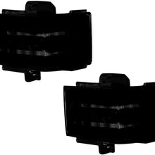 RECON 264245AMBK Ford For 17-18 F250/F350/F450 Superduty Side Mirror Lenses