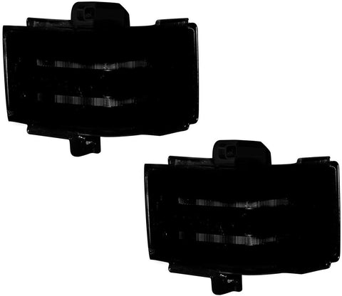 RECON 264245AMBK Ford For 17-18 F250/F350/F450 Superduty Side Mirror Lenses