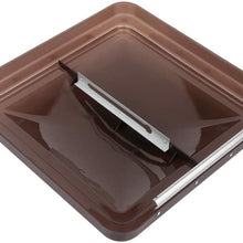 ZENITHIKE Replacement RV Roof Vent Cover Camper Motorhome Trailer Ventline VL200-S Smoked 14 x 14 1 pack Roof Vent Lid