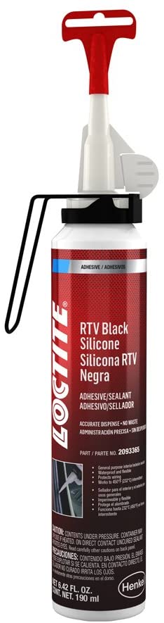 Loctite 593 RTV Silicone Adhesive/Sealant, Black, 190 ml