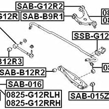 20254Fg000 - Arm Bushing (for Lateral Control Arm) For Subaru - Febest