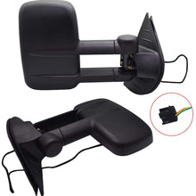 labwork Towing Mirrors Power Heated fit for 2007-2013 Chevy Silverado GMC Sierra 1500/2500/3500