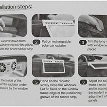 Motorhome accessories 2W Solar Powered Car Auto Air Vent Cool Fan Cooler Ventilation System Radiator Temperature Display,for most automotive trucks