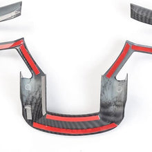 Voodonala Carbon Fiber Grain Steering Wheel Bezel Decorative Trim for 2015 2016 2017 Ford F150 F250 F350 Super Duty
