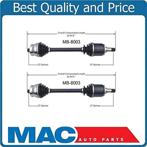 CV Axle Shaft-New Rear-Left Right (2) MB-8003 Fits 76-81 300D 74-83 240D REAR
