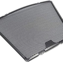 HWH 1PC Aluminum Radiator Grille Grills Guard Co.ver for SU.ZU.KI GSXR1000 GSXR-1000 2009 2010 2011 2012 2013 2014 2015 2016 Durable (Color : Black) (Black)