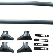 Xipoo Fit RAV4 Roof Rack Crossbars Roof Rail Cross Bars RAV4 Accessories Aluminum Fit for 2019 2020 Toyota RAV4 Carrying Bike Canoe Kayak(Black)