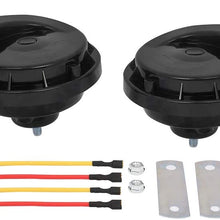 120DB Eletric Horn Dual Tone Electric Snail Air Horn Super Loud fits for Car Motorcycle Scooters ATV SUV Moped Go-Kart Dirt Bike Yacht Boat