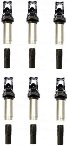 Performance 6Pcs Ignition Coil for BMW Models with Delphi Version Coil 12138616153 NEW