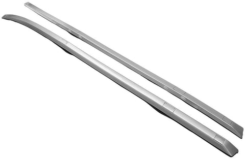 IKON MOTORSPORTS Roof Rack Cross Bars Compatible With 2012-2016 HONDA CRV, Factory Style ABS Plastic Silver Roof Top Bar Luggage Carrier