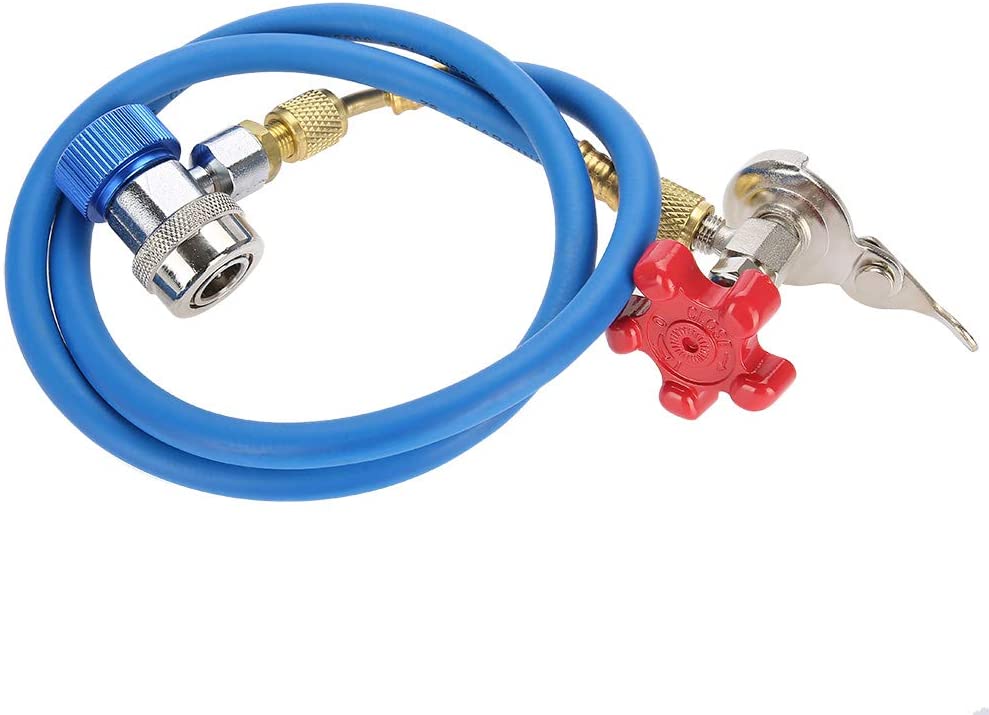 Refrigerant Recharge Hose, R134a Car Refrigerant Recharge Hose Gas Can Fitting Pipe Can Tap for R502 R-12 R-22