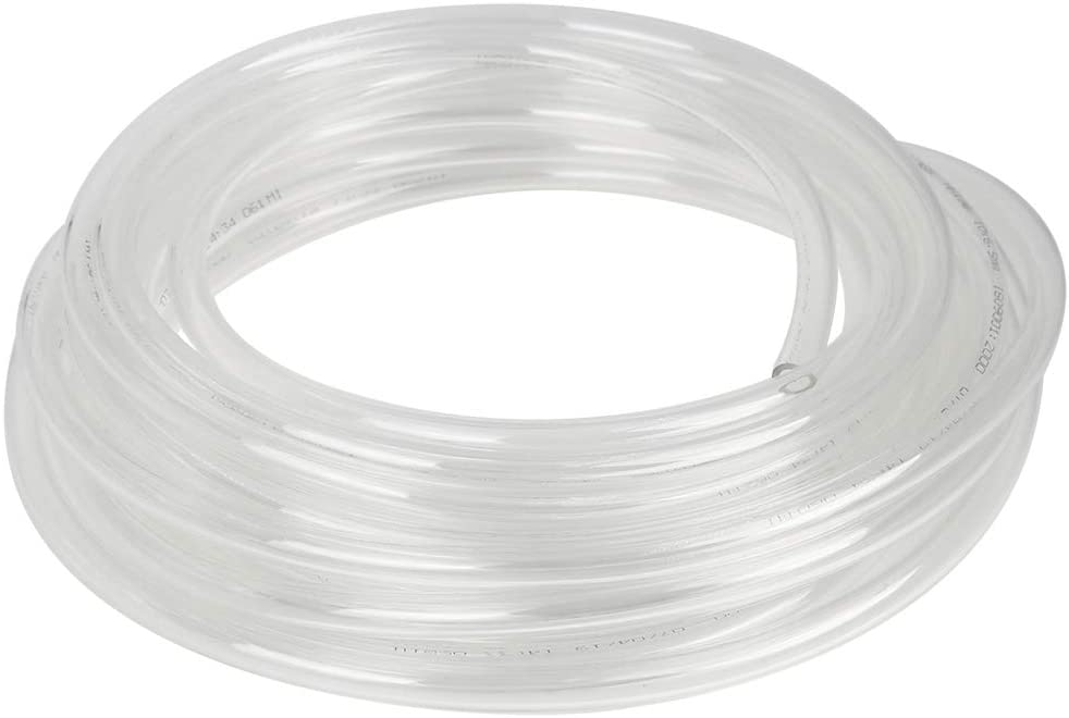 X AUTOHAUX 10 Meter 32.8ft 6.5mm Inner Dia Universal Polyurethane PU Vacuum Hose Tube Clear for Car