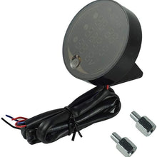 Waterproof Night Vision Motorcycle Meter LED Digital Display Voltmeter Voltage Volt Temperature Gauge Time LED 3 in 1 Cycling retail