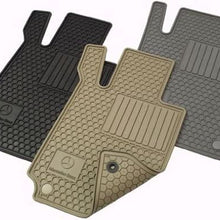 Mercedes Benz Genuine OEM S Class All Weather Rubber Floor Mats - 2007-2013-BEIGE