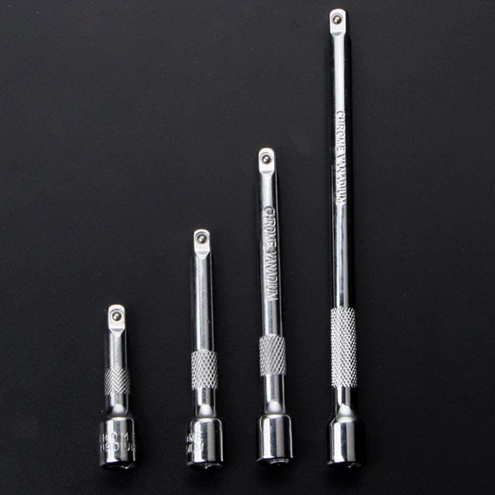 fayle Extension Bar Set 4PCS/Set CRV Auto Repair Long Car Maintenance Parts Durable Drive Tool Quick Release d Socket Extender 1/4 6.3mm Ratchet Wrench