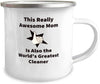 Awesome Mom And World'S Best Cleaner Camper Mug