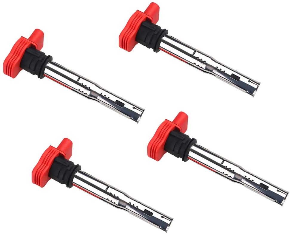 VANJING Ignition Coil Pack of 4 Replaces 06E905115E-for Volkswagen Audi Vehicles Replacement for A3 A4 A5 A6 Q7 Q5 R8 S4 S5 CC Passat Rabbit Golf GTI Jetta Ignition Coil