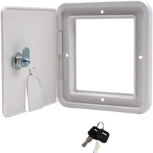 KABITA115 - Power Cord Hatch Electrical Access Door for RV Camper Trailer Motorhome Power Protection