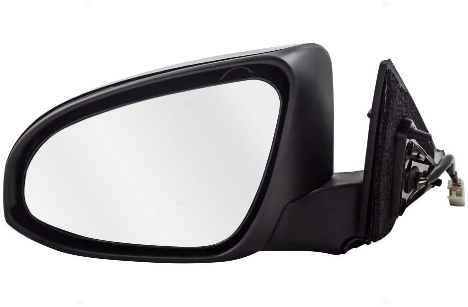 Power Side View Mirror Heated Ready-to-Paint Finish Driver Replacement for 2015 Toyota Camry & Hybrid 87945-06060-C0