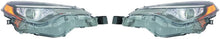 KarParts360: For 2017 2018 2019 TOYOTA COROLLA Head Light Assembly Driver and Passenger Side w/Bulbs (Black Housing) Replaces TO2502249 CAPA Certified TO2503249