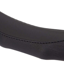 BDK SW-712-BK Motor Trend GripDrive Carbon Fiber and Leather Steering Wheel Cover – Universal Fit for 14.5"-15.5 Wheels