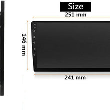 Binize 10 Inch Android 9.1 Single Din Touch Screen in-Dash Car Stereo Multimedia Player,GPS Navigation Receiver,with Bluetooth,FM Radio,Dual USB,Mirror Link,Backup Camera Input(1006 2G RAM+16G ROM)