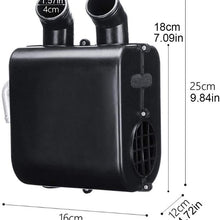 LXZDZ 850W Car Auto Heater 12V 24V Air Purifier Cooler Dryer Demister Defroster Portable 2 in 1 Windshield Hot Warm Fan Truck Van (Size : 12v)