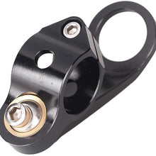 Mallofusa Motorcycle Stabilizer Steering Damper Bracket Mount Holder Kit Compatible for Honda CBR954RR 2002 2003 Silver