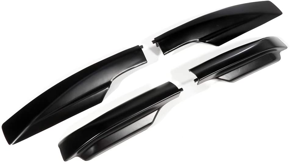 cciyu 4X Black Roof Rack Side Rails End Covers Shell Cap Replacement Fit for 2006-2012 for TOYOTA RAV4 Sport Utility 4-Door