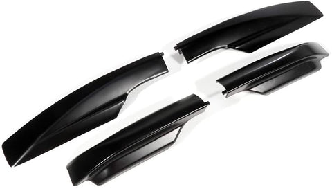cciyu 4X Black Roof Rack Side Rails End Covers Shell Cap Replacement Fit for 2006-2012 for TOYOTA RAV4 Sport Utility 4-Door