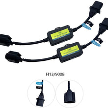 AnyCar Led Headlight Decoder H13 9008 Canbus Resistor Anti-flicker Harness Headlight Bulb Decoder for 2016 Jeep Renegade (2016Jeep Renegade)