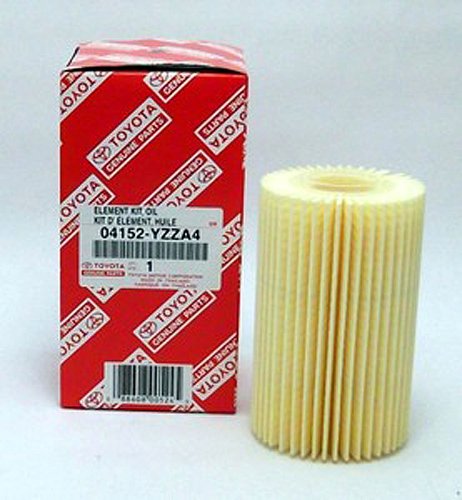 Piezas Originales Toyota 04152-YZZA4. Elemento de Filtro de Aceite reemplazable de tamaño 1/2 (cantidad 5)