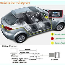 for Ford Edge 2007~2014 Car Rear View Camera Back Up Reverse Parking Camera/Plug Directly