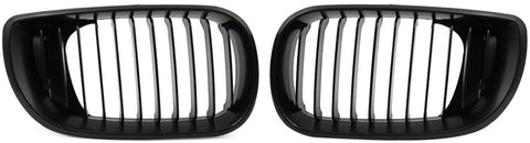 uxcell Matte Black Front Hood Kidney Grille Grill Fit for BMW E46 02-05 4DSedan 318i 320i 323i 328i
