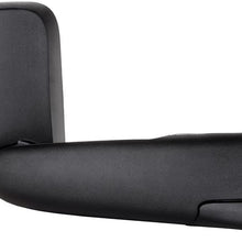 SCITOO Compatible fit for Dodge Towing Mirror Passenger Side Rear View Mirror 1994-2001 for Dodge for Ram 1500 2500 3500 Manual Control Manual Telescoping Manual Folding Feature