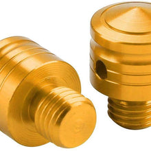 Akozon Decorative Screw Cap Covers 10mm Motorcycle Modified Rearview Mirror Seat For Yamaha (Yellow)