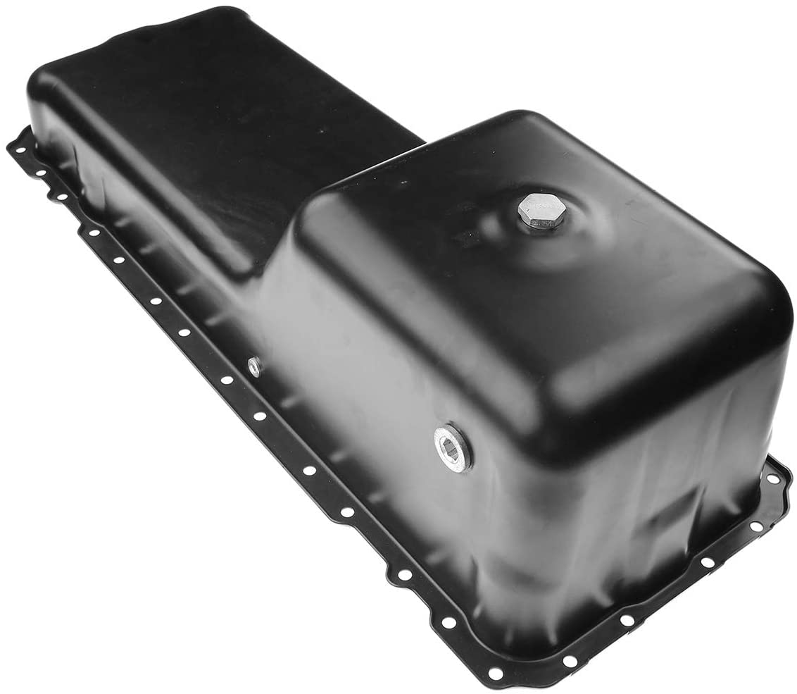 A-Premium Engine Oil Pan Compatible with Chevrolet Ford GMC Kenworth Western Star Peterbilt Freightliner Truck L6 7.2L Diesel (Caterpillar) C7 3126 3126B