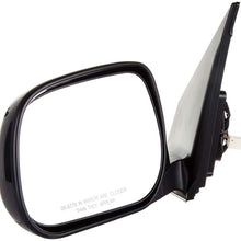SCITOO Tow Mirrors fit 2006-2008 for Toyota RAV4 Limited Sport with Power Adjusting Manul-Folding Features (Driver Side)