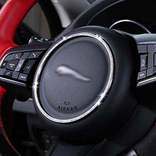 Pursuestar Red Aluminum Alloy Surrounding Ring Cover Trim Sticker Decals for Jaguar XF XE XFL XEL XJ F-PACE F-Type Front Grille Emblem