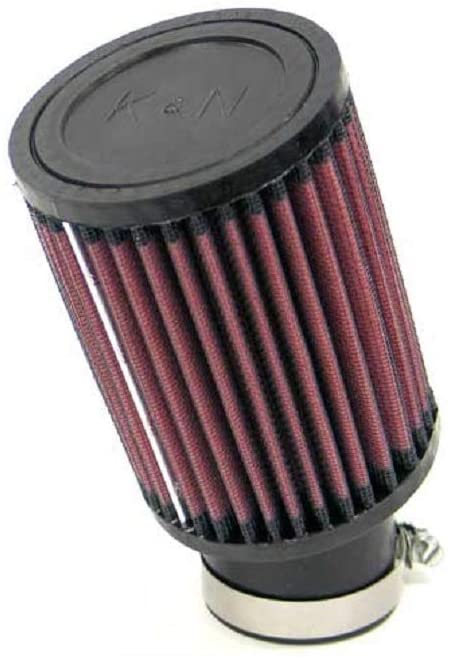 K&N Universal Clamp-On Air Filter: High Performance, Premium, Washable, Replacement Engine Filter: Flange Diameter: 1.9375 In, Filter Height: 5 In, Flange Length: 2 In, Shape: Round, RU-1410