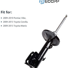 Shocks Struts,ECCPP Front Rear Shock Absorbers Strut Kit Compatible with 2009 2010 2011 2012 2013 Toyota Corolla,2009 2010 2011 2012 2013 Toyota Matrix,2009 2010 Pontiac Vibe 339114 72597 341448 72599