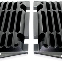 Flo Motorsports FLO 753BLK High Flow Radiator Braces - Black