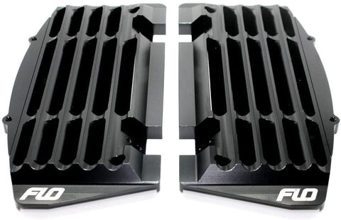 Flo Motorsports FLO 753BLK High Flow Radiator Braces - Black