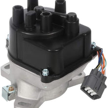 TUPARTS New Ignition Distributor w/Cap + Rotor Fits for A-cura EL H-onda Civic 1999-2000 for DST17432 3117432 TD73U