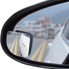 Car Blind spot Mirror 2PCS, Fan-Shaped Frameless high-Definition Glass Convex Rearview Mirror, 360° Swing Adjustment, Suitable for All Cars, Off-Road Vehicles and Trucks